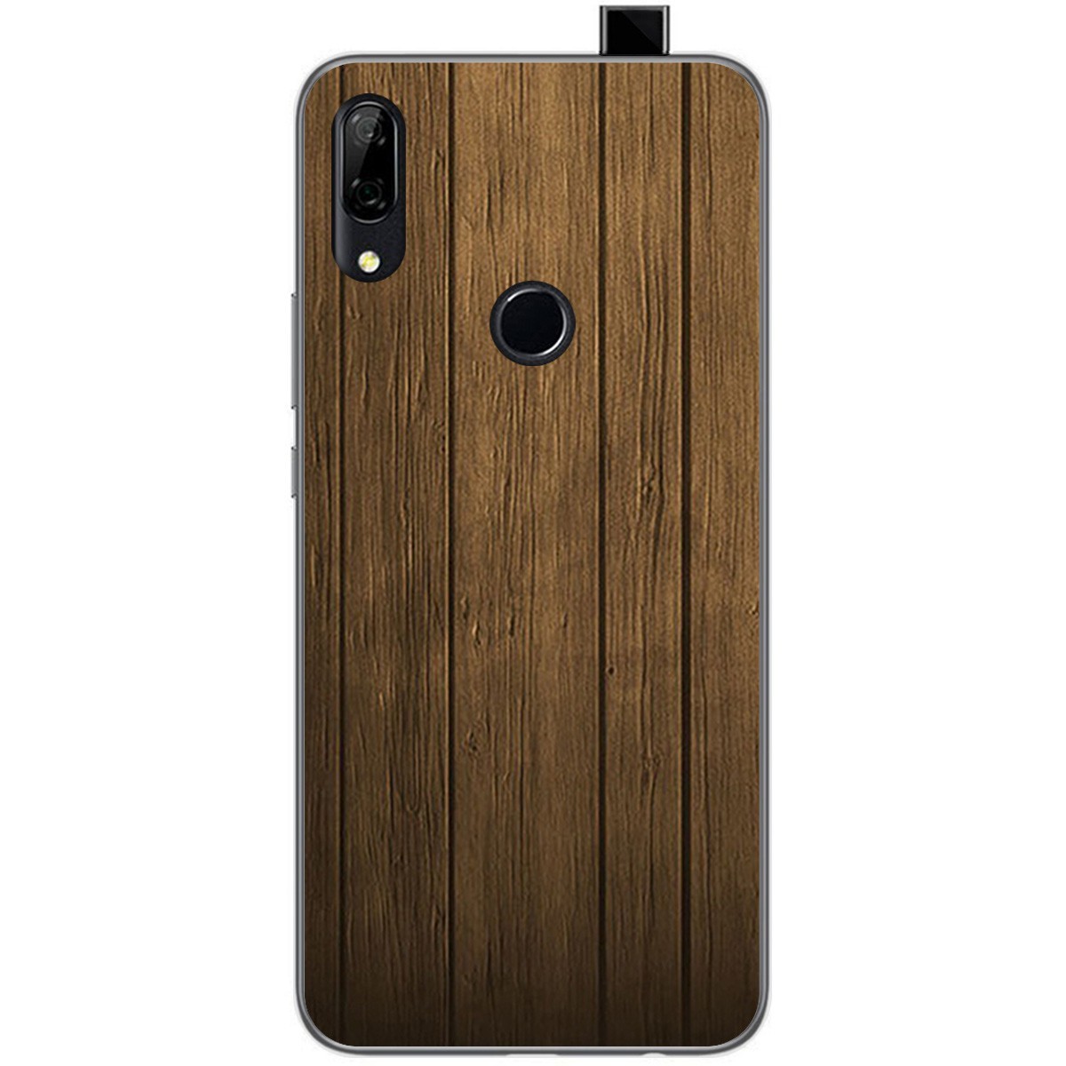 Tumundosmartphone Funda Gel Tpu para Huawei P Smart Z diseño Madera Dibujos