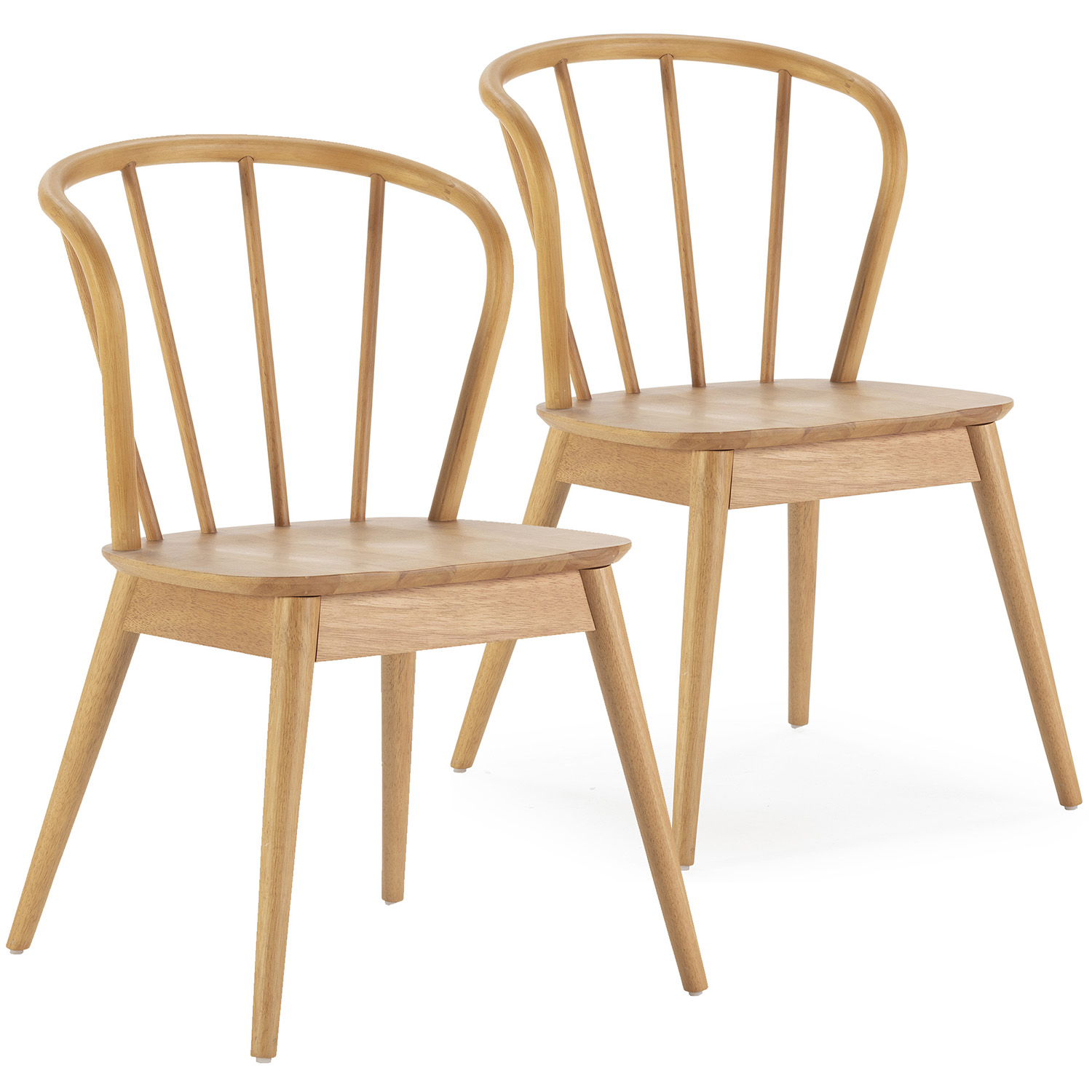 VS Venta-Stock Pack 2 sillas Brisa, Madera Maciza