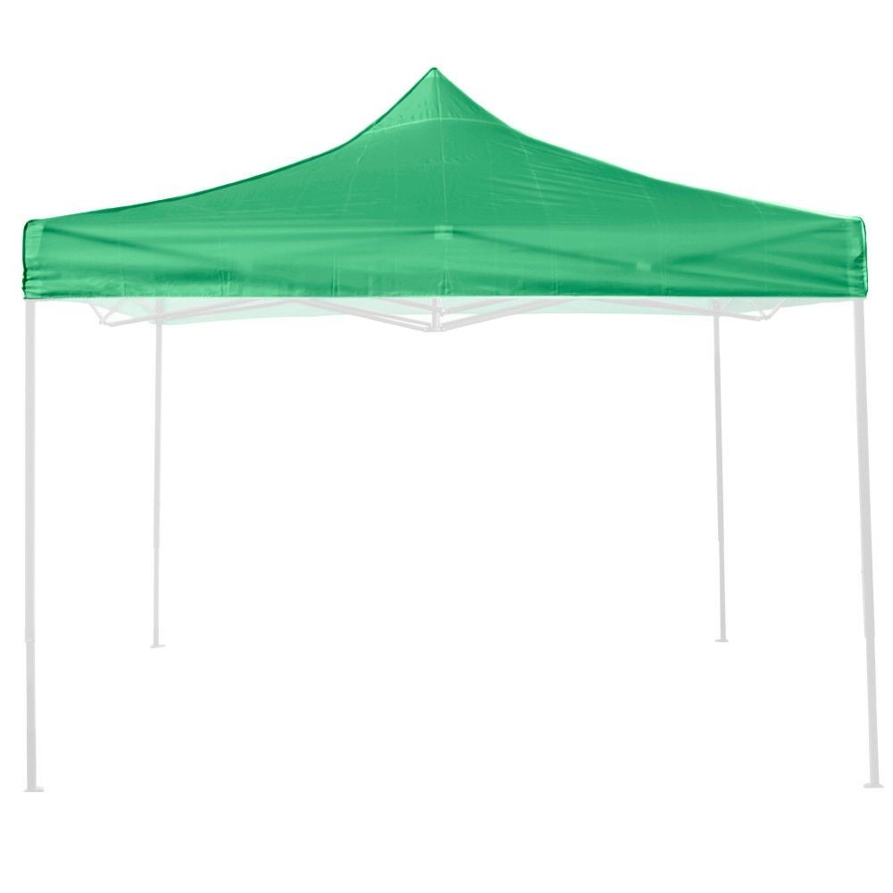 Cubierta de techo impermeable verde de 3 x 3 pulgadas para reemplazo de gazebo plegable