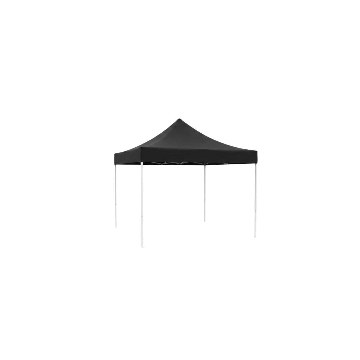 Carpa Plegable 2x2 Eco - Negro - Impermeable - Cenador ideal para Jardín, Playa, Terrazas - Disponible en varios colores