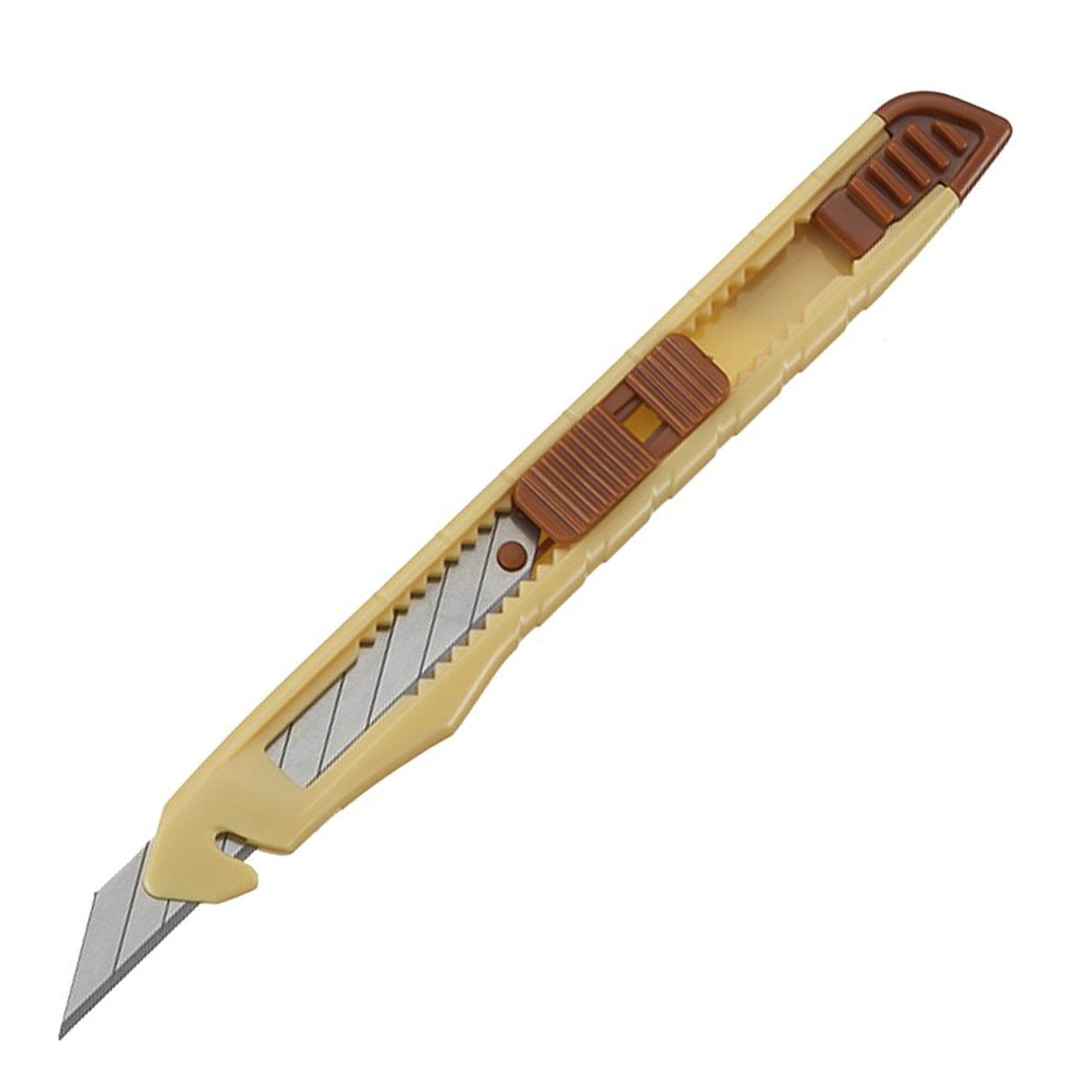 SDI Arte- Cutter Ergonómico de Alta Precisión para Manualidades. Cuchilla 9 mm. Amarillo