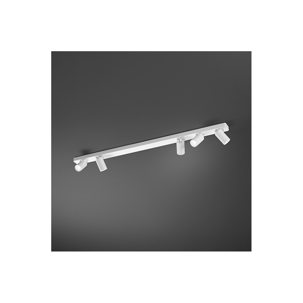 Aplique LED ODDY orientable redondo Blanco 5xGu10 Perenz