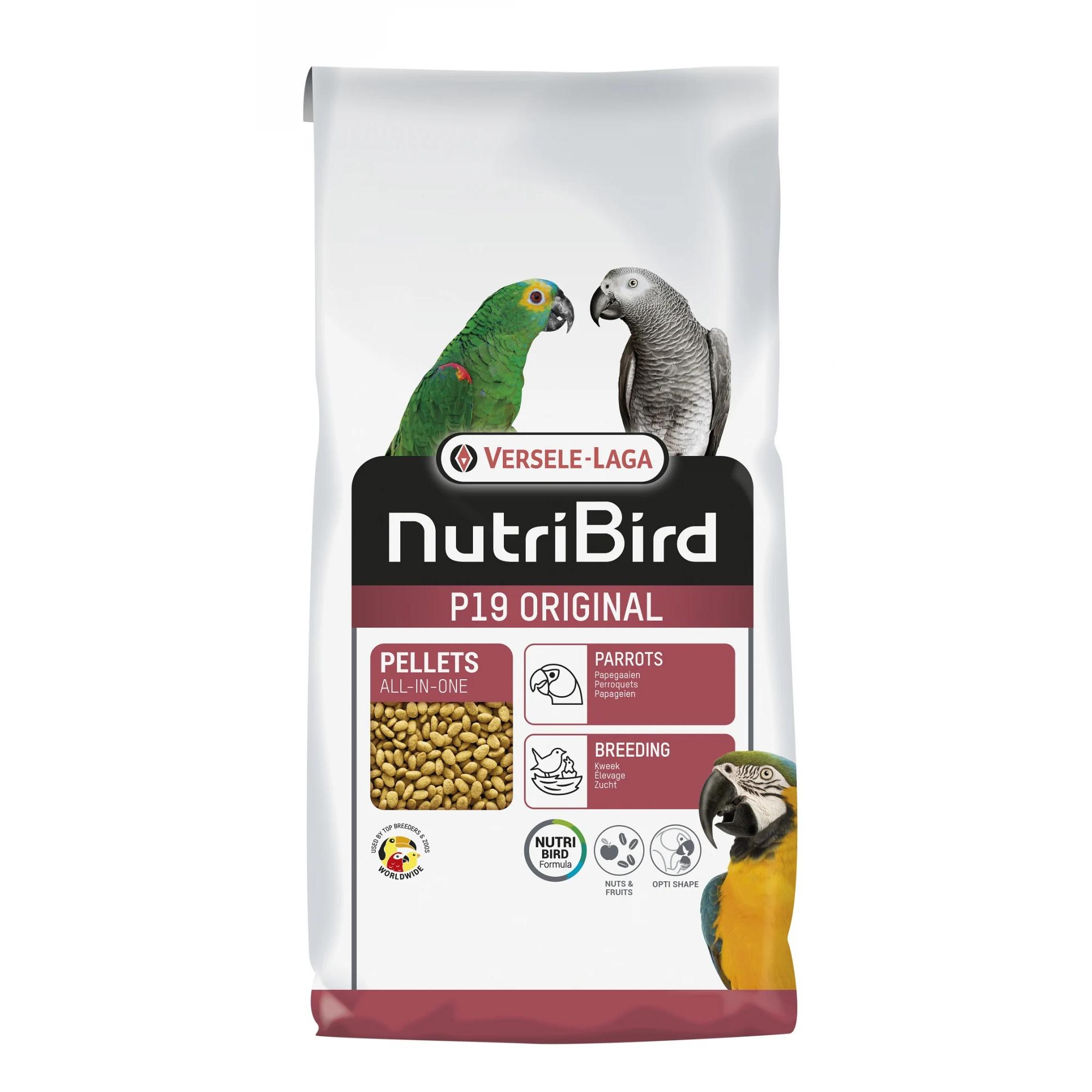 Versele-Laga Nutribird P19 Original Cría de 10Kg para Loros