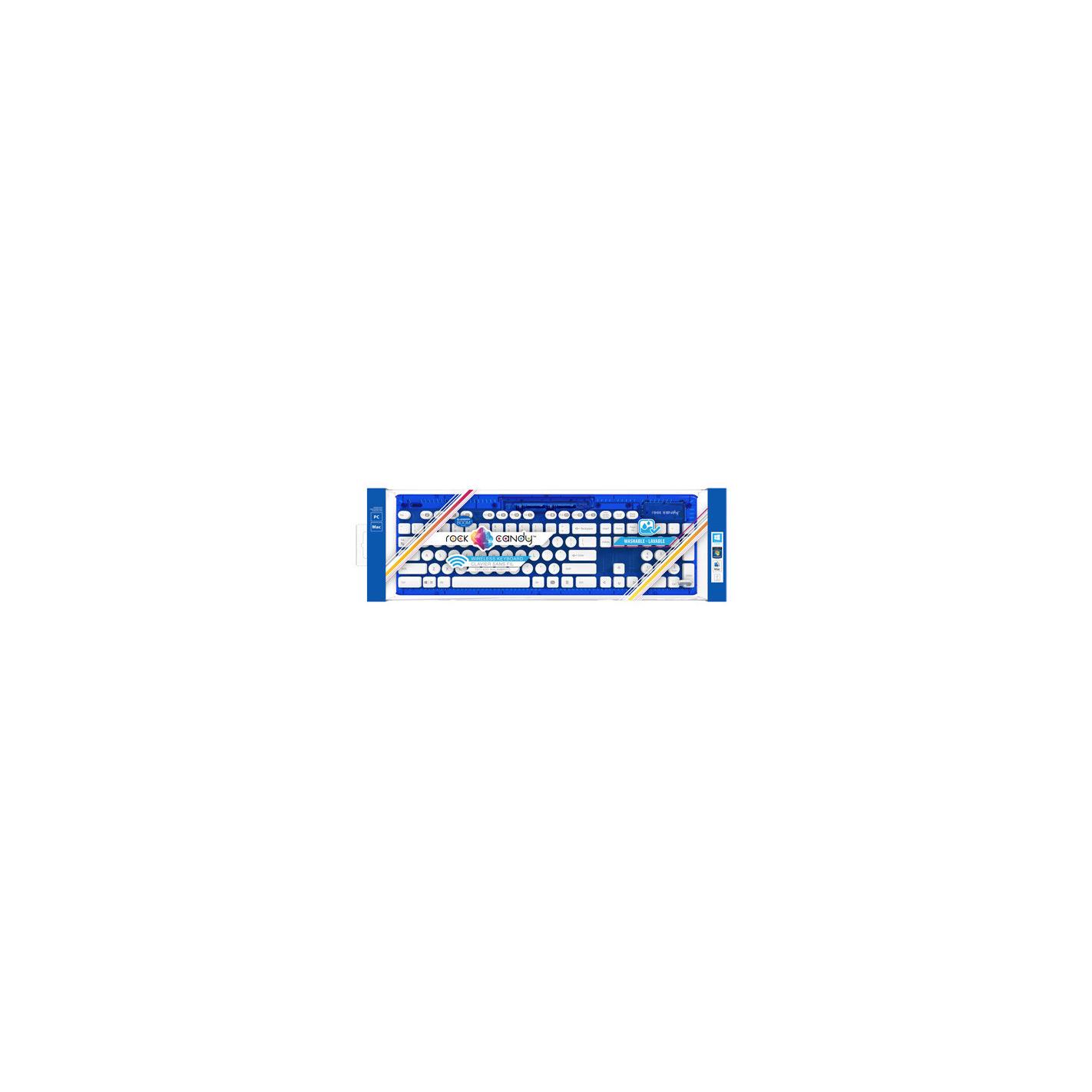 Teclado Wireless Rock Candy Azul PC Mac  PC