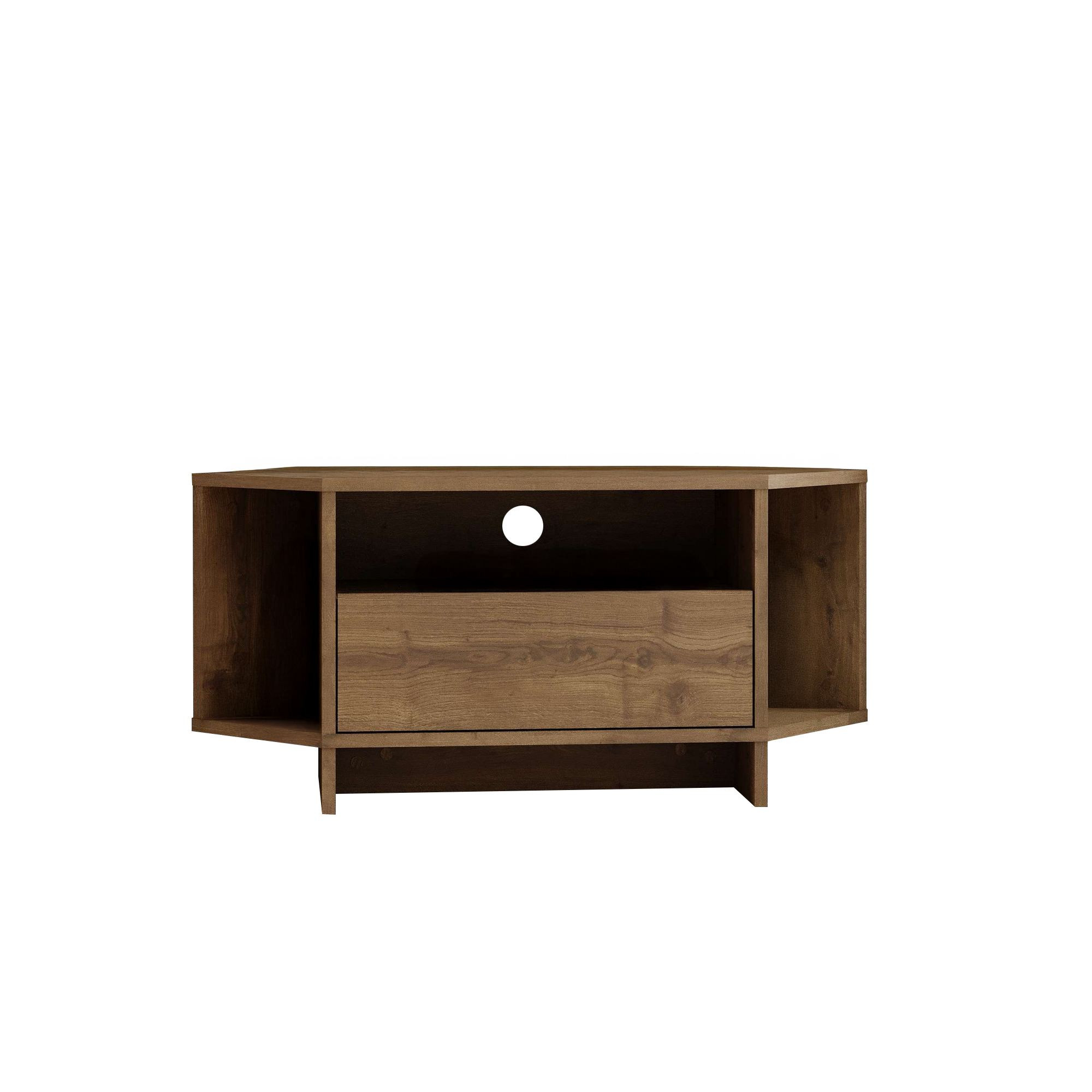 Habitat y Jardin - Soporte de TV de madera "Viva" - 95 x 35 x 45 cm - Marrón