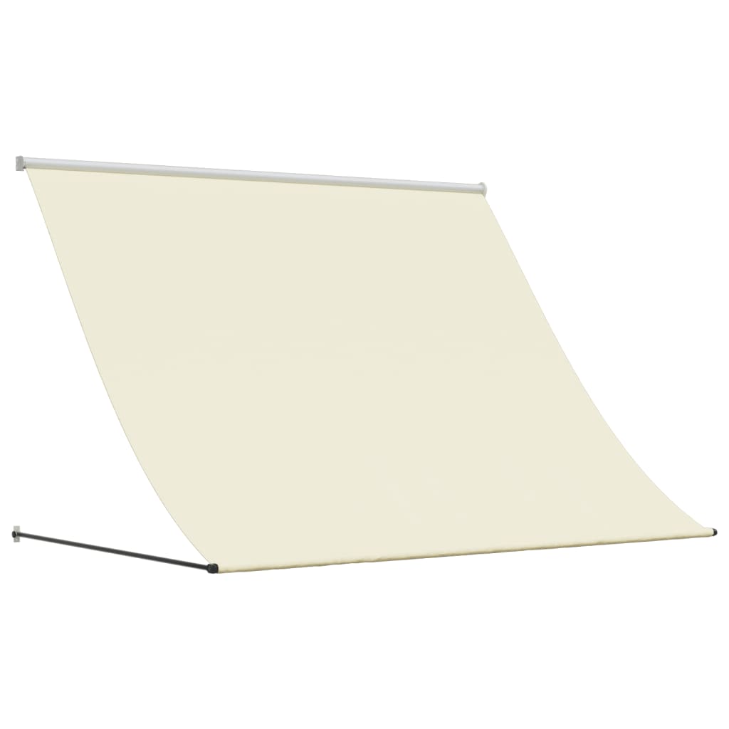 vidaXL Toldo retráctil de tela y acero crema Multitalle
