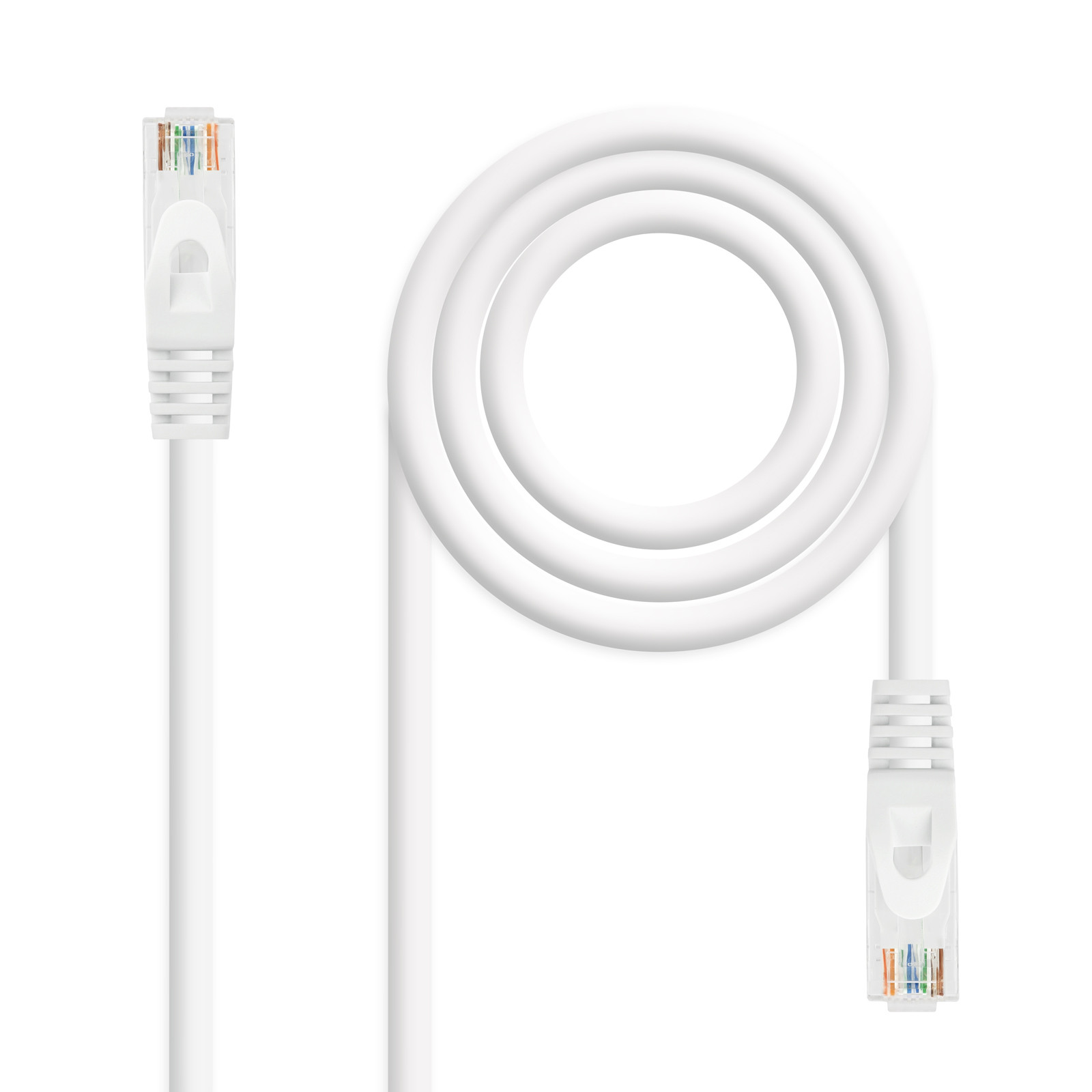 Nanocable Cable de Red RJ45 UTP Cat6a LSZH CU AWG24 3m Blanco 100% Cobre