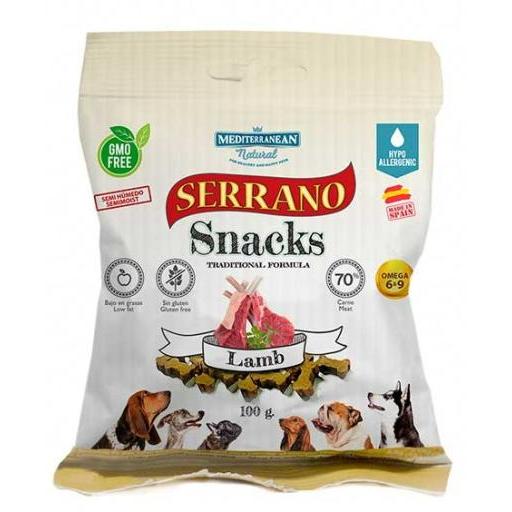 Mediterranean Natural Serrano Snacks de Cordero para Perros - 85 gr85