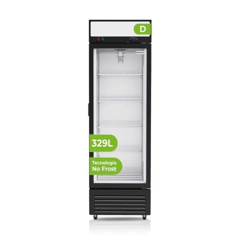 Congelador vertical Aspes ACVH2601ENF 329L Alto 201cm x 61, 5cm Clase E Negro | HORECA, No Frost