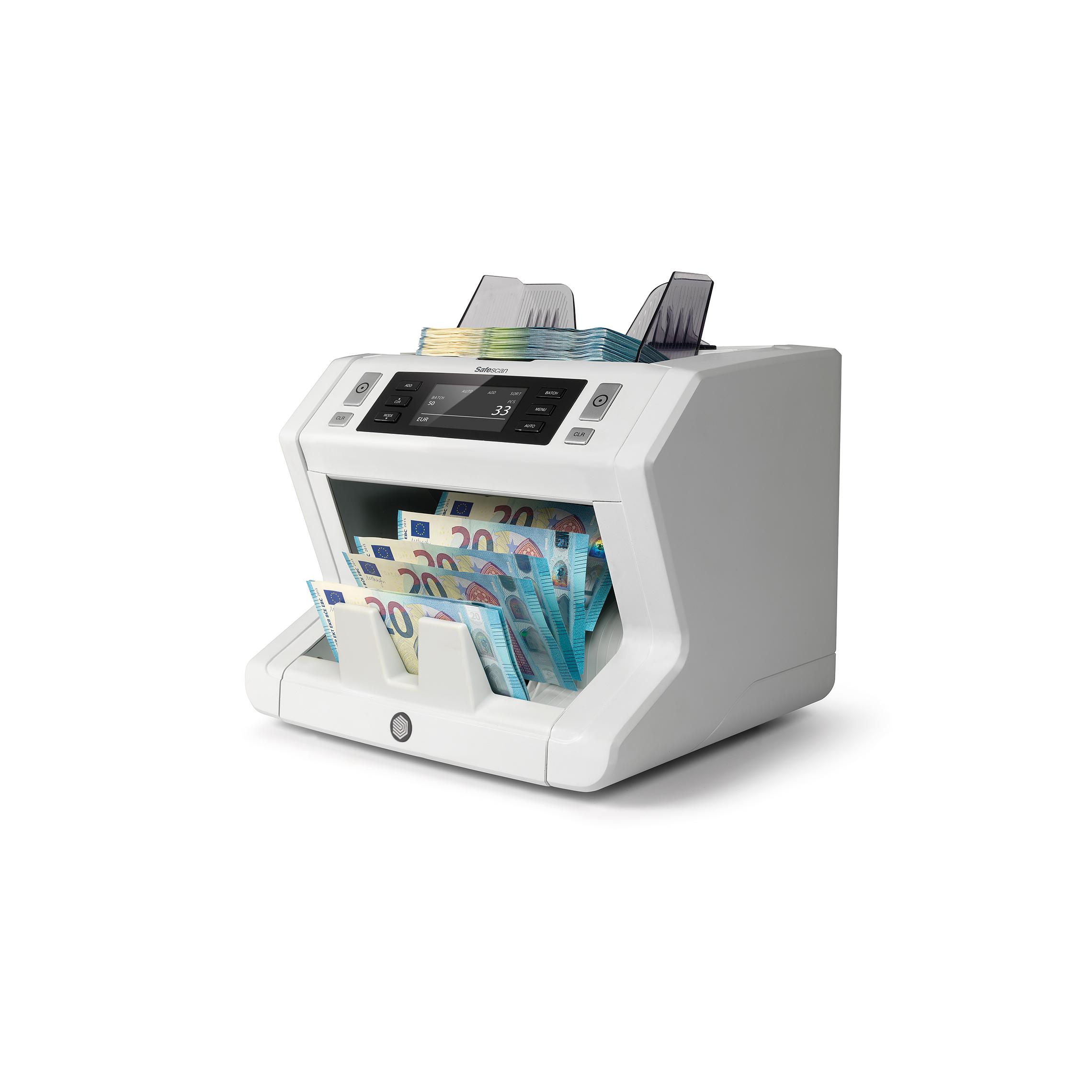 Contadora de Billete Safescan 2680-s para grande volumenes, con pantalla LCD a razón de 1500 billetes por minuto