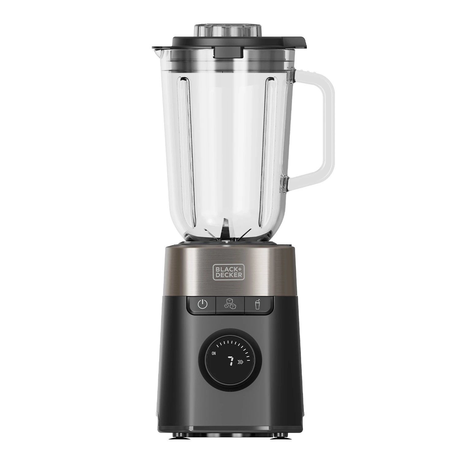Black & Decker - Batidora de vaso BXJB1201E de 2200 W con jarra de 2 L, 8 velocidades y diseño compacto negro para batidos y salsas