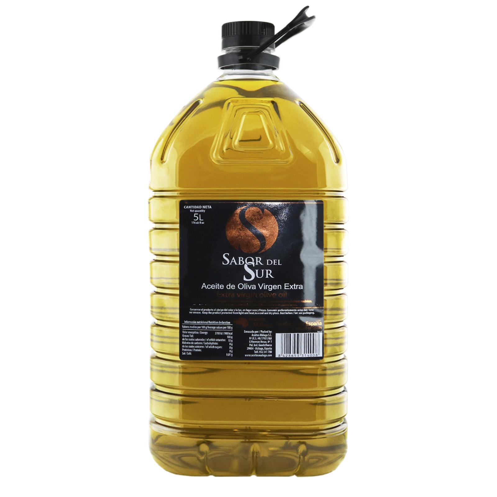 Aceite De Oliva Virgen Extra SABOR DEL SUR 5Litros Garantizado Recién Enlatado