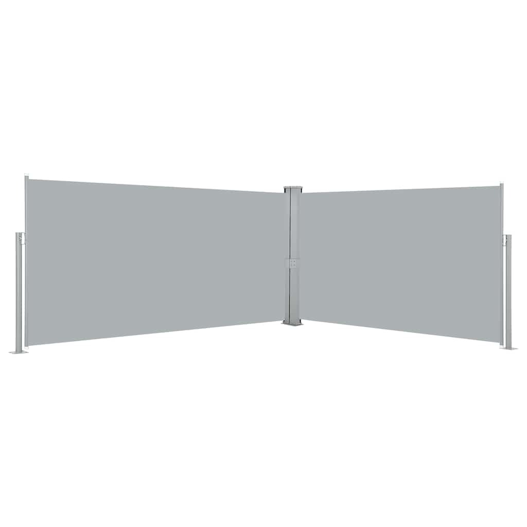 vidaXL Toldo Lateral Retráctil 160x600 cm Gris