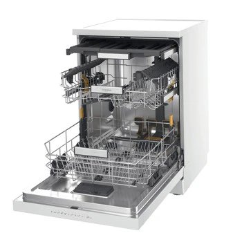 Whirlpool - Lavavajillas W7F HP43 de 60 cm y 15 cubiertos, Clase C, con tecnología 6TH SENSE y secado NaturalDry, ideal para familias numerosas y uso diario en cocina