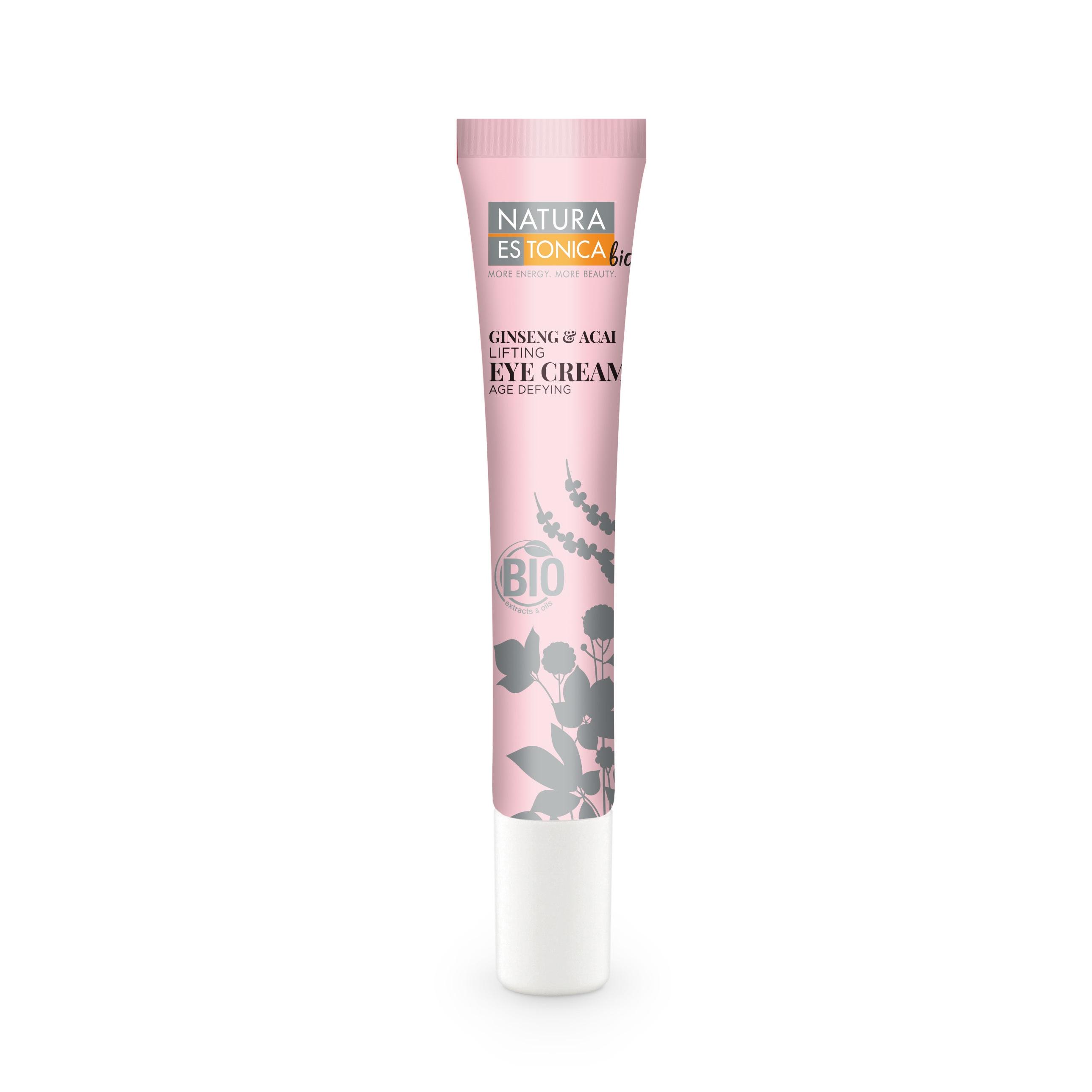 Contorno de ojos de Ginseng & Acai 20 ml Natura Estonica