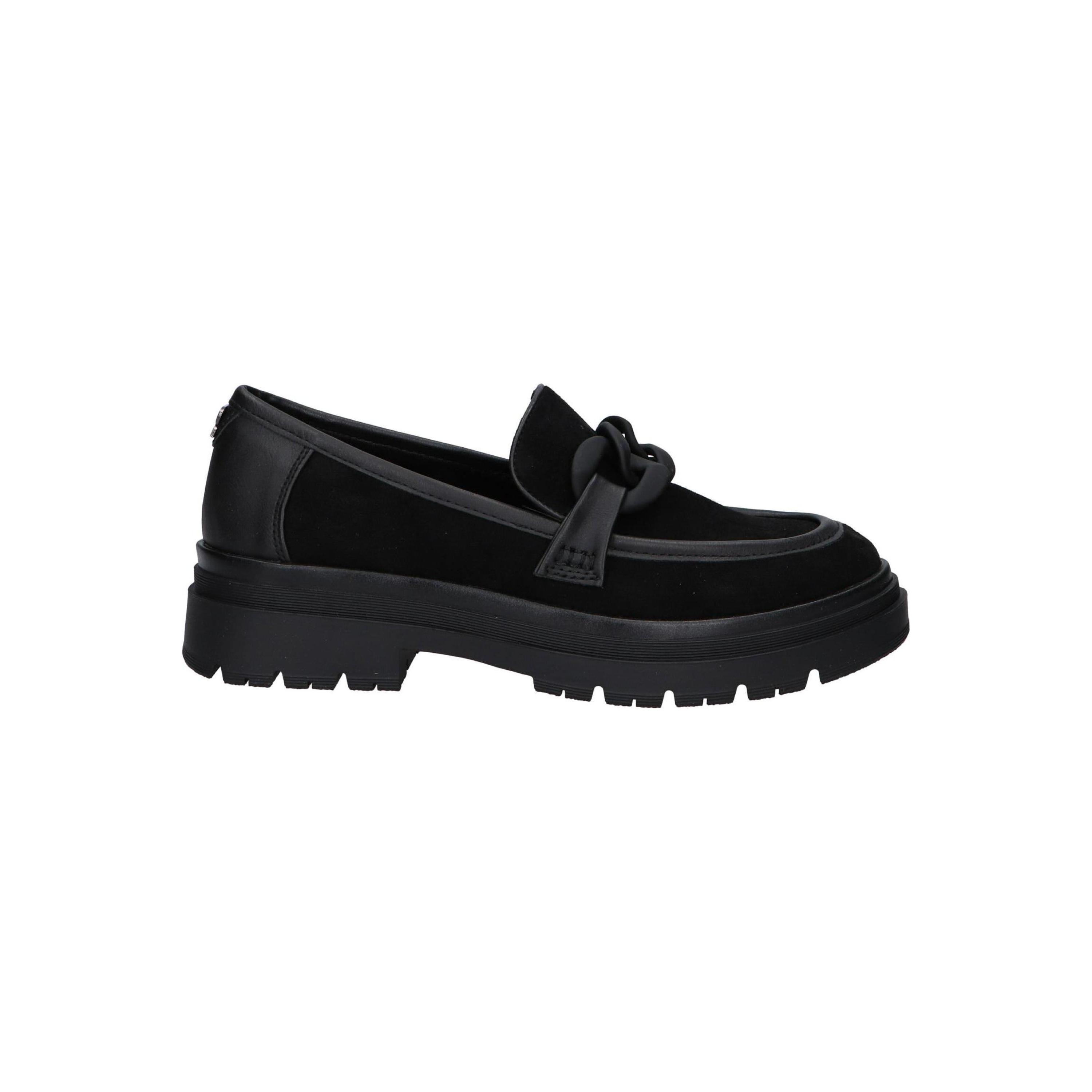 Refresh Women's Dress Shoes - Stylish moccasins made of synthetic leather with a textile lining and rubber sole, closed toe design, perfect for autumn-winter casual or formal occasions, ideal women's moccasins for all-day comfort.