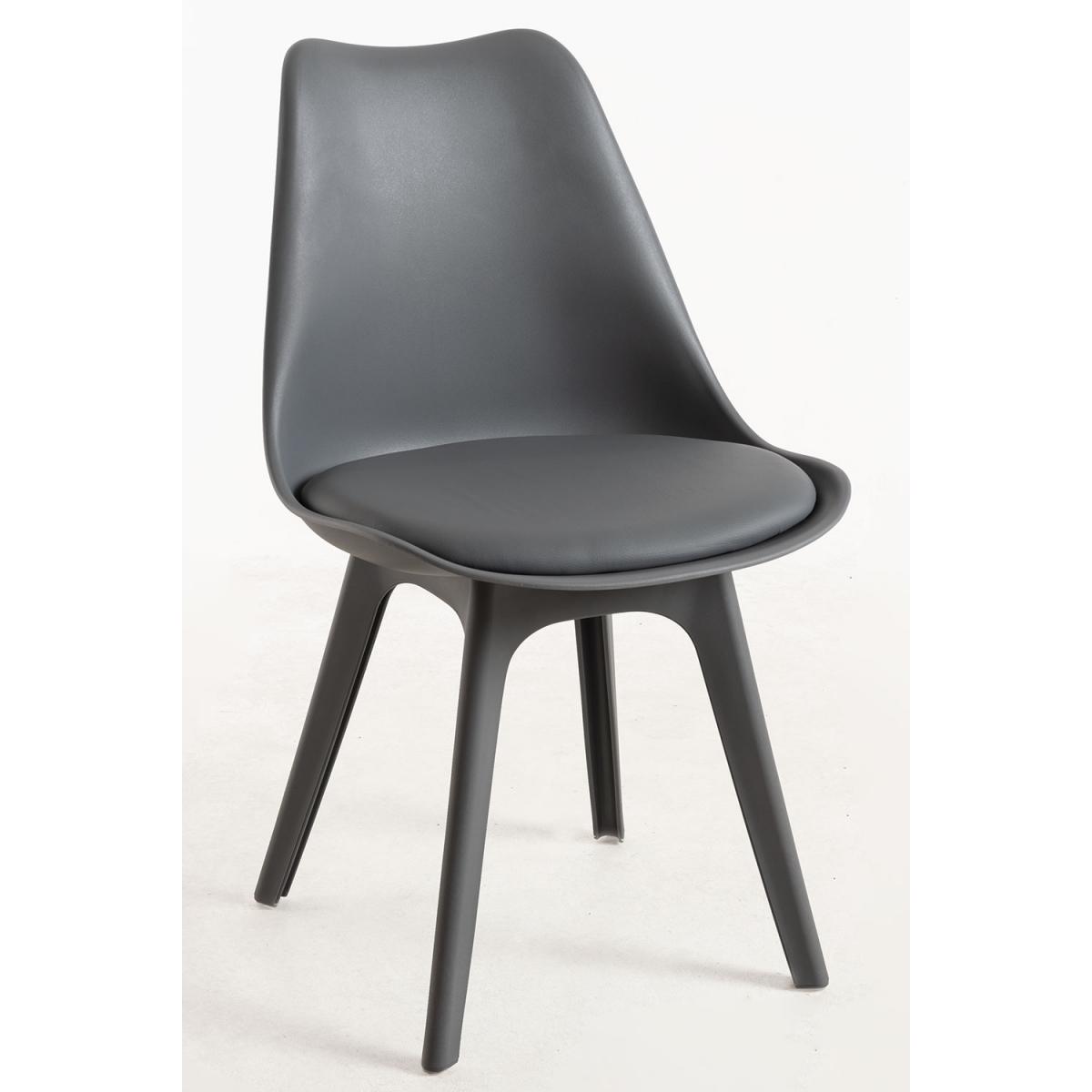 Regalos Miguel - Packs Sillas Comedor - Pack 2 Sillas Synk Suprym - Gris oscuro