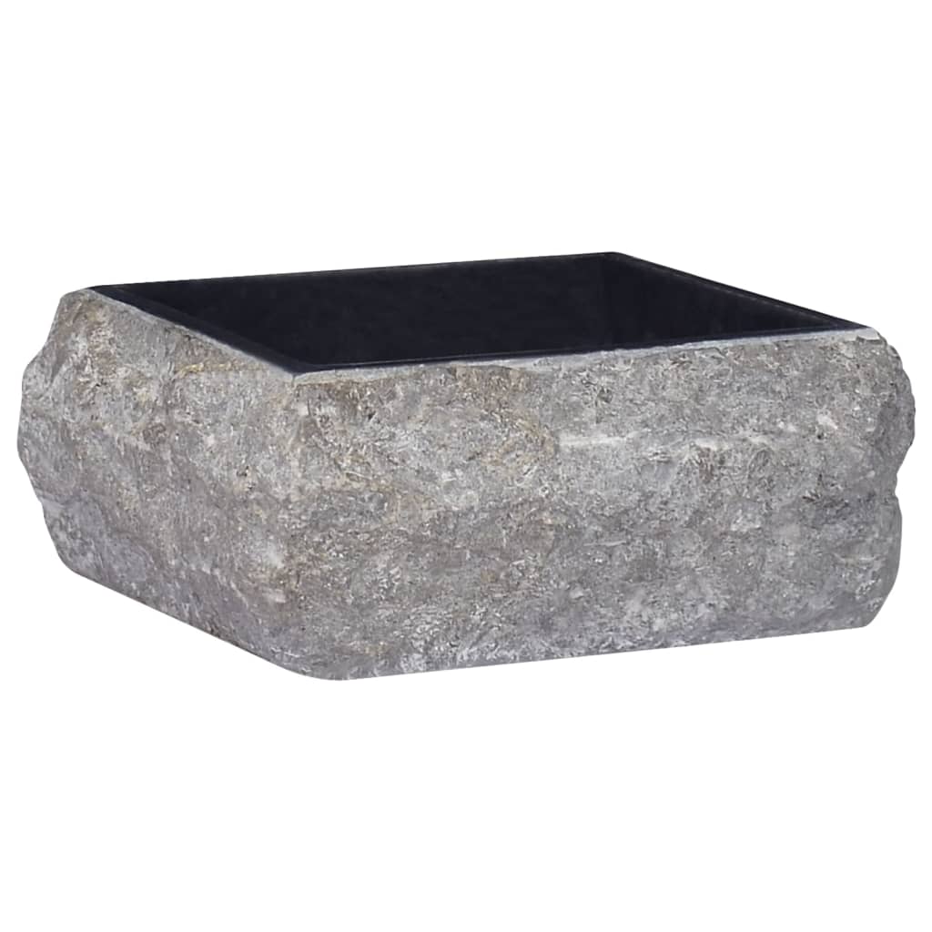vidaXL Lavabo Mármol 30x30x13 cm Lavamanos Inodoro Baño Cuenca Fregadero Color Gris,  Negro,  Crema y mas