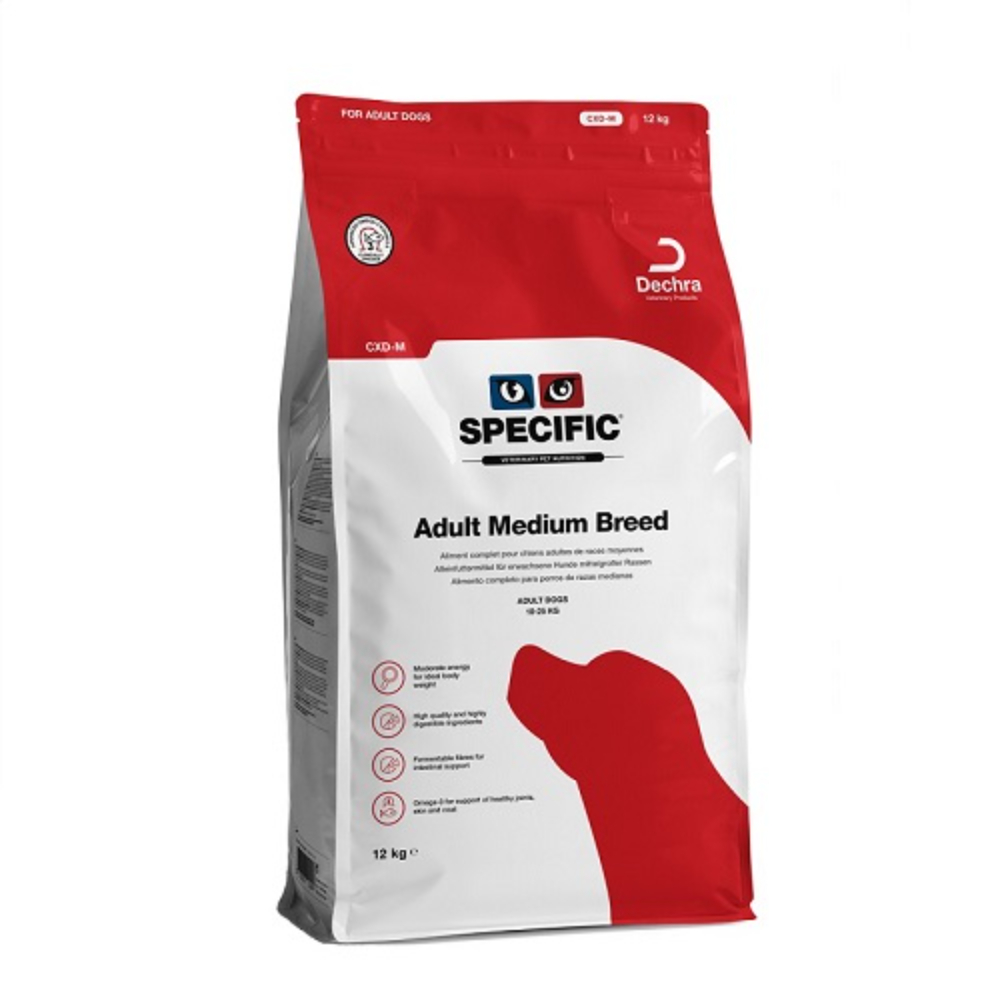 SPECIFIC Pienso para Perros Razas Medianas ADULT MEDIUM BREED CXD-M, 12 kg