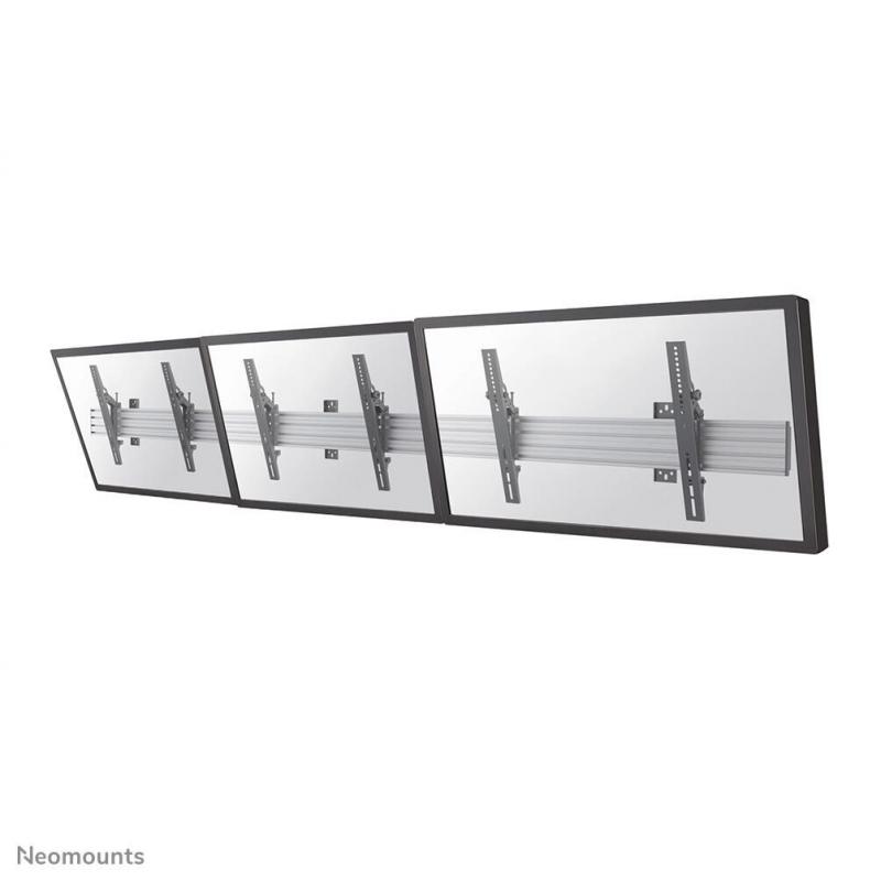 Neomounts NMPRO-WMB3 Soporte de pared para 3 pantallas Menuboard - 32-55 pulgadas - máx. 30 kg/pantalla - negro