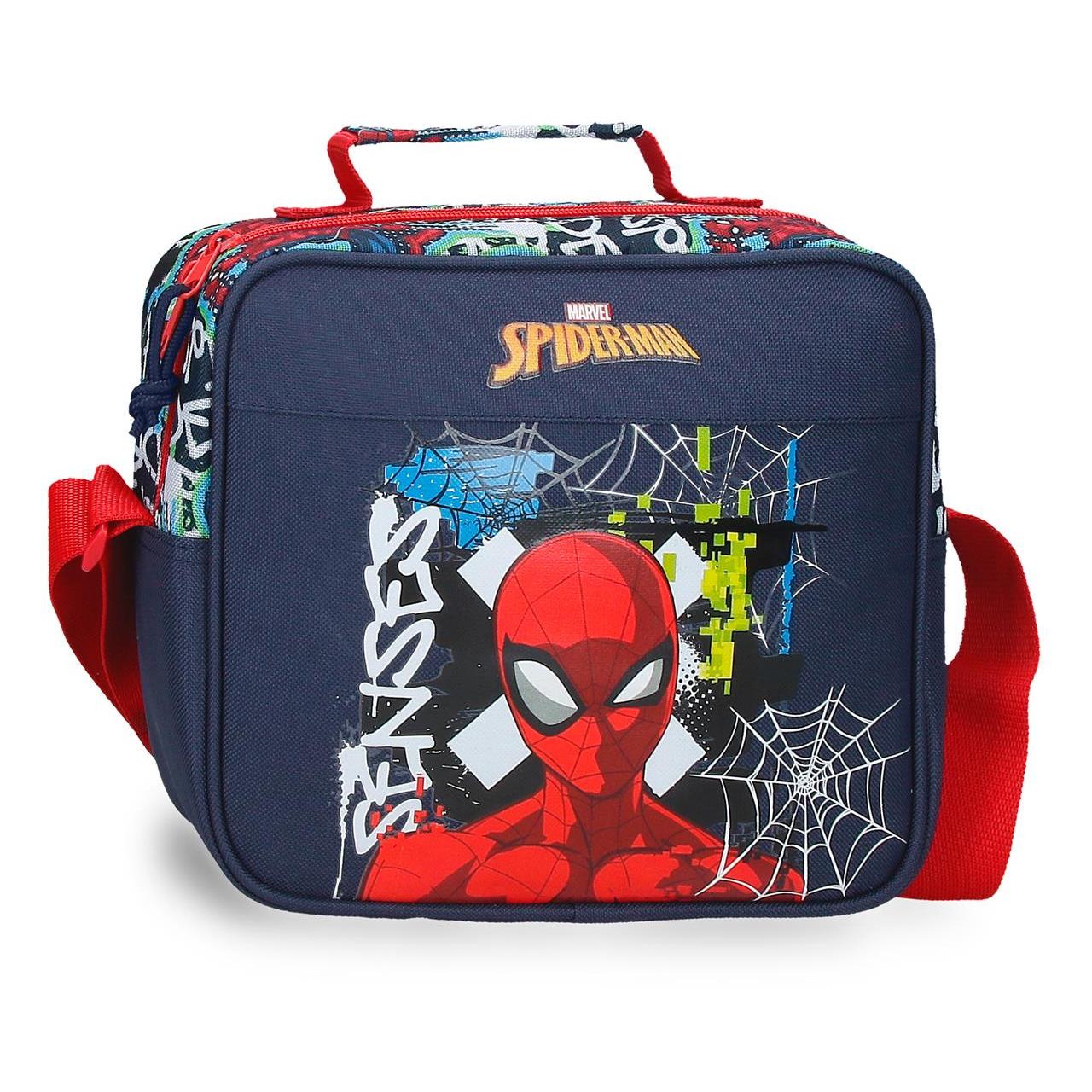 Portamerienda térmica Grafity Of Spiderman Marino
