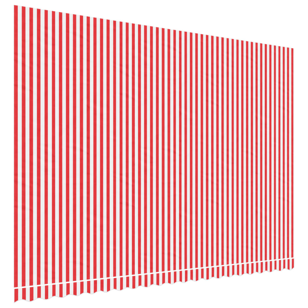 Vidaxl Tela de Repuesto para Toldo 5x3,5 M Color Azul y Blanco