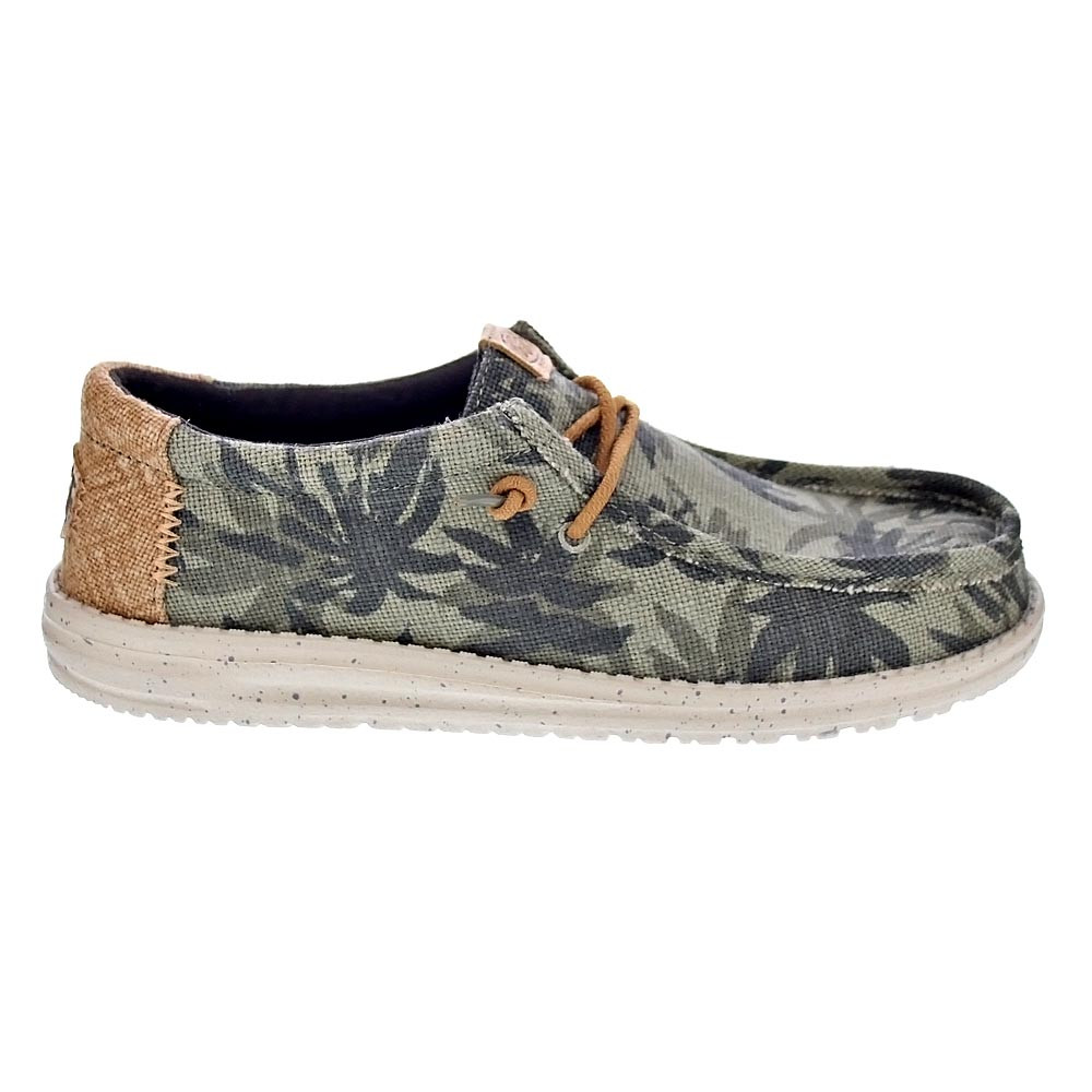Hey Dude Hombre Mocasines modelo Wally Palm Marrón