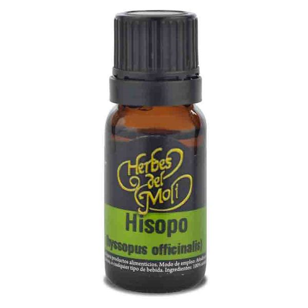 Aceite esencial hisopo Eco 10 ml de aceite esencial Herbes del Molí