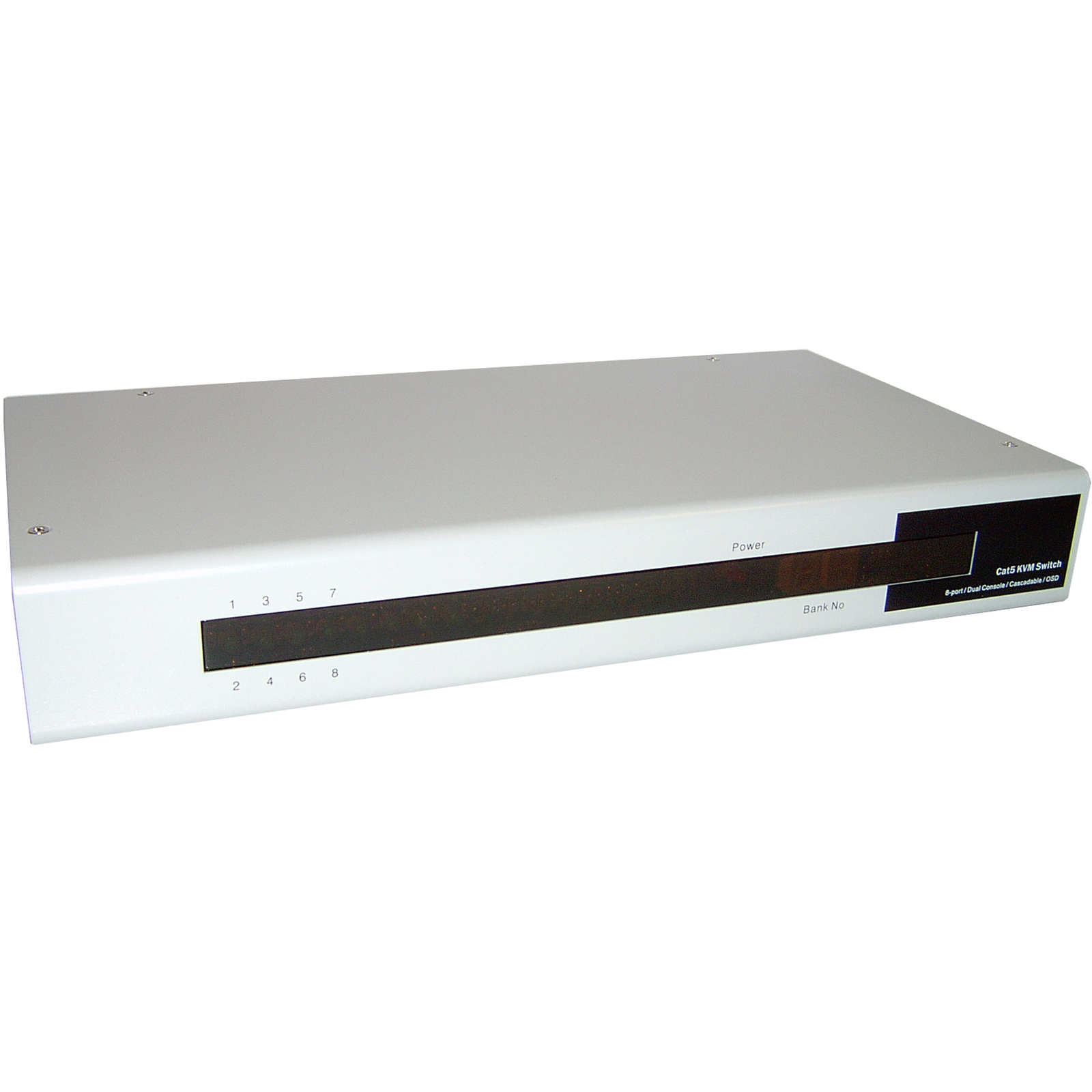 Conmutador KVM sobre Cat.5 de Uniclass Rack 1U 2KVM a 8CPU - BeMatik