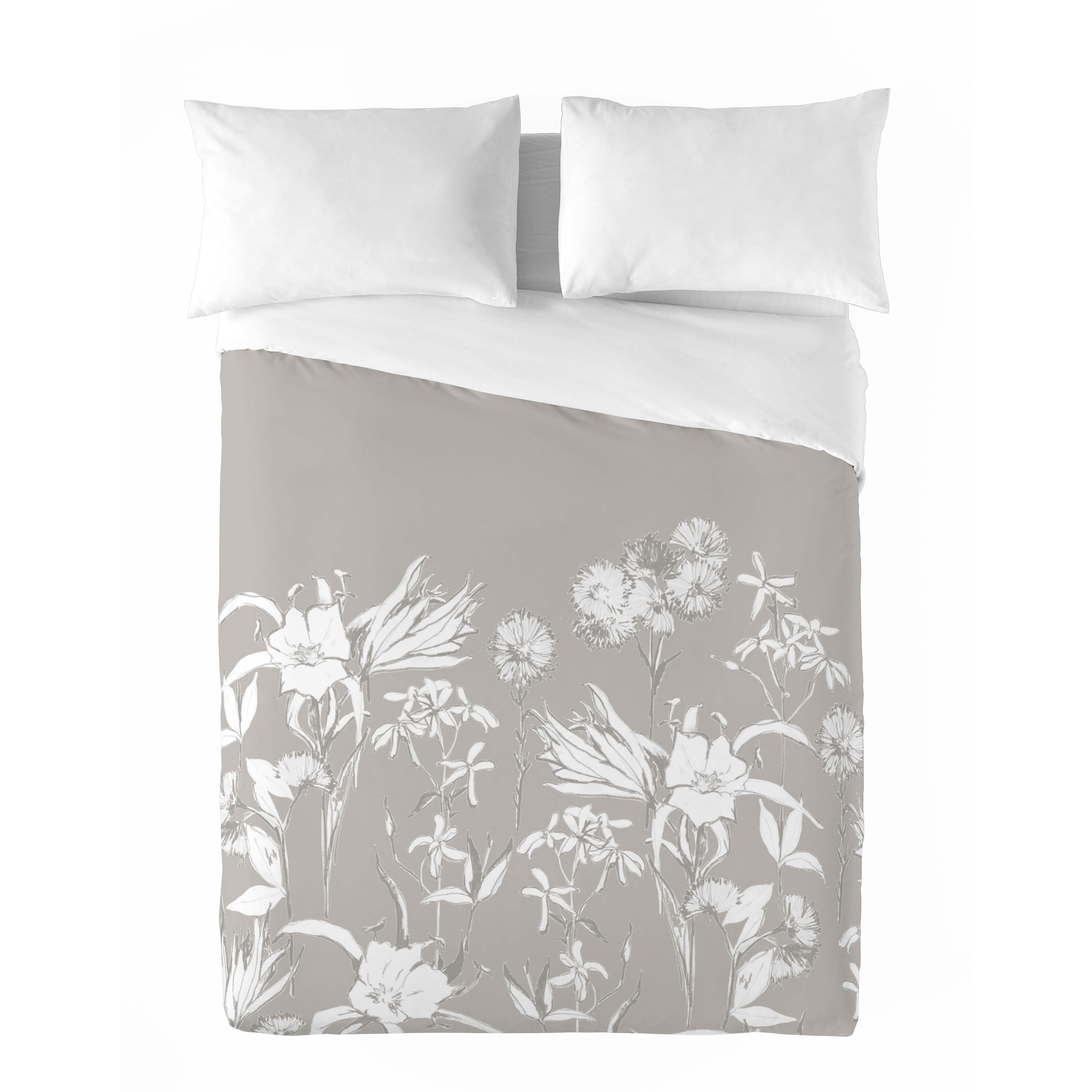 SANDAL - Funda Nórdica Estampada - Algodón Extrasuave - Incluye 1 o 2 Fundas de Almohada - 8 Modelos diferentes - Modelos Florales - Cama 90/135/150/180 cm