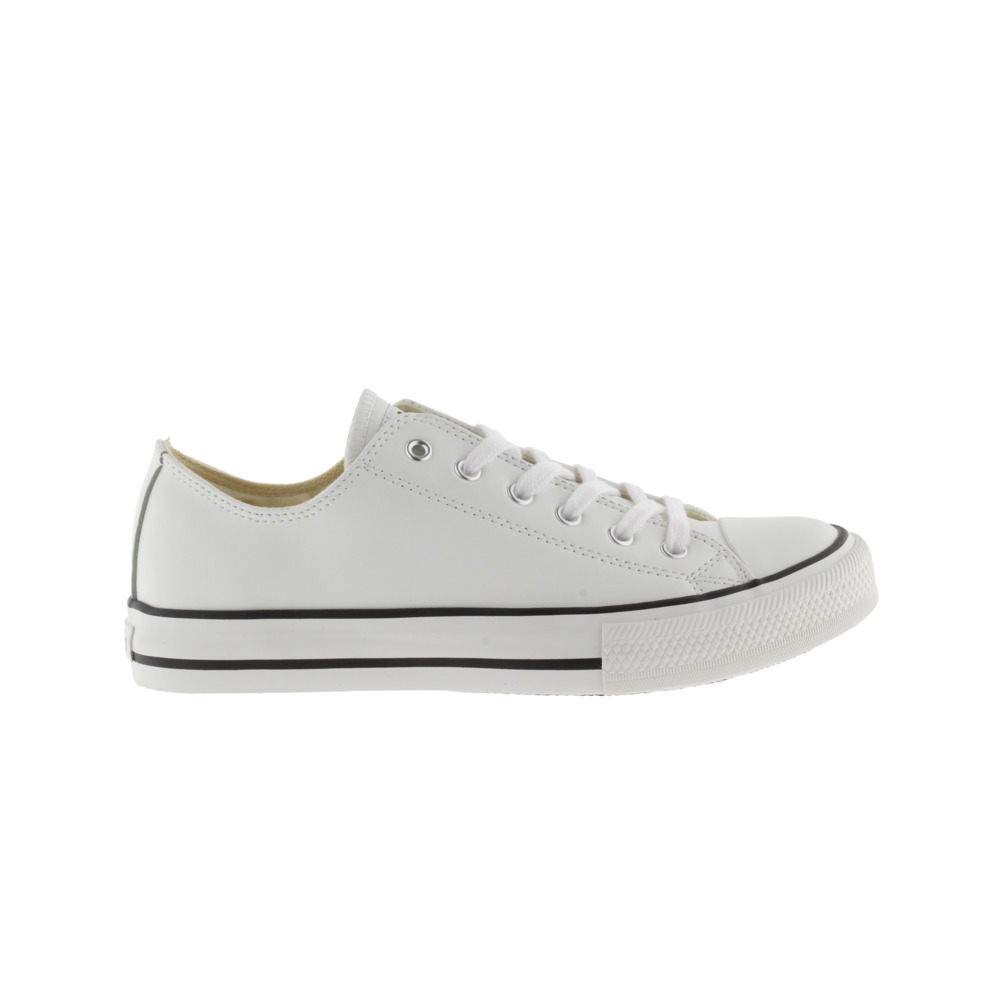 Victoria Tribu Zapatillas de efecto piel con cordones blancos 1065184