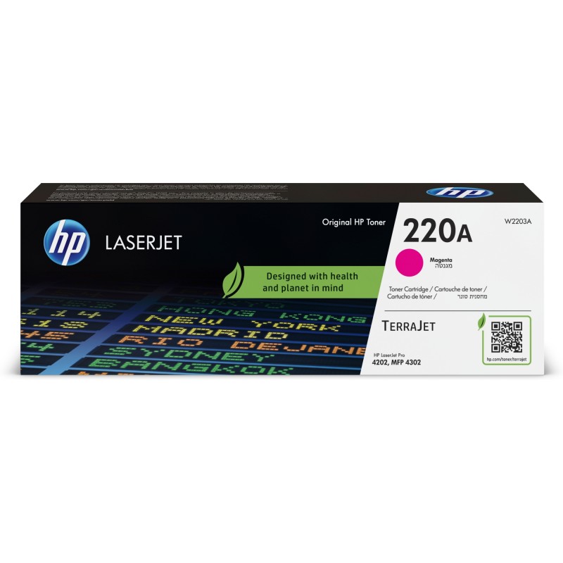 HP - Cartucho de tóner Original LaserJet 220A magenta W2203A