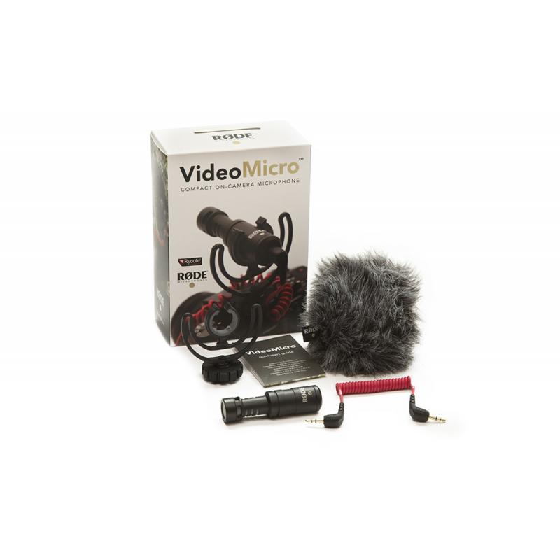 RØDE VideoMicro Negro Micrófono para cámara digital