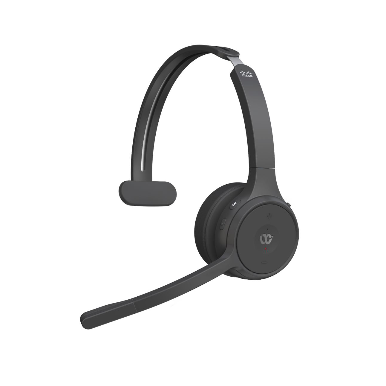 Auriculares Inalámbricos Cisco HS-WL-721-BUNAS-C con Diadema para Oficina/Centro de Llamadas y Bluetooth - Negro