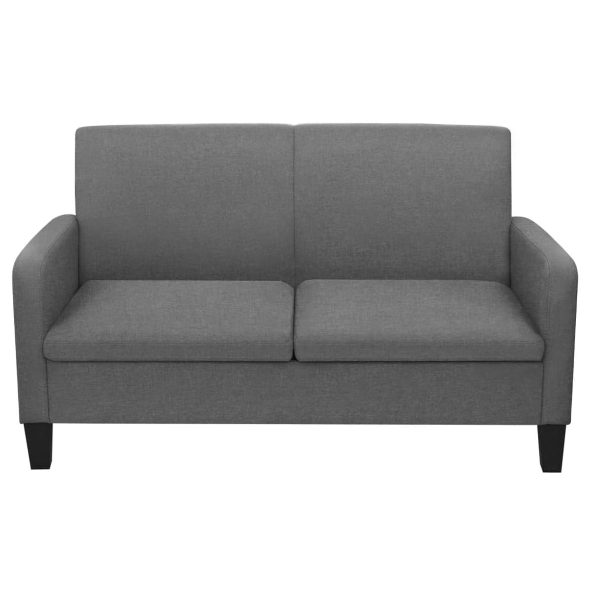 Sofá Anne 2 plazas tela 76x135x65 cm