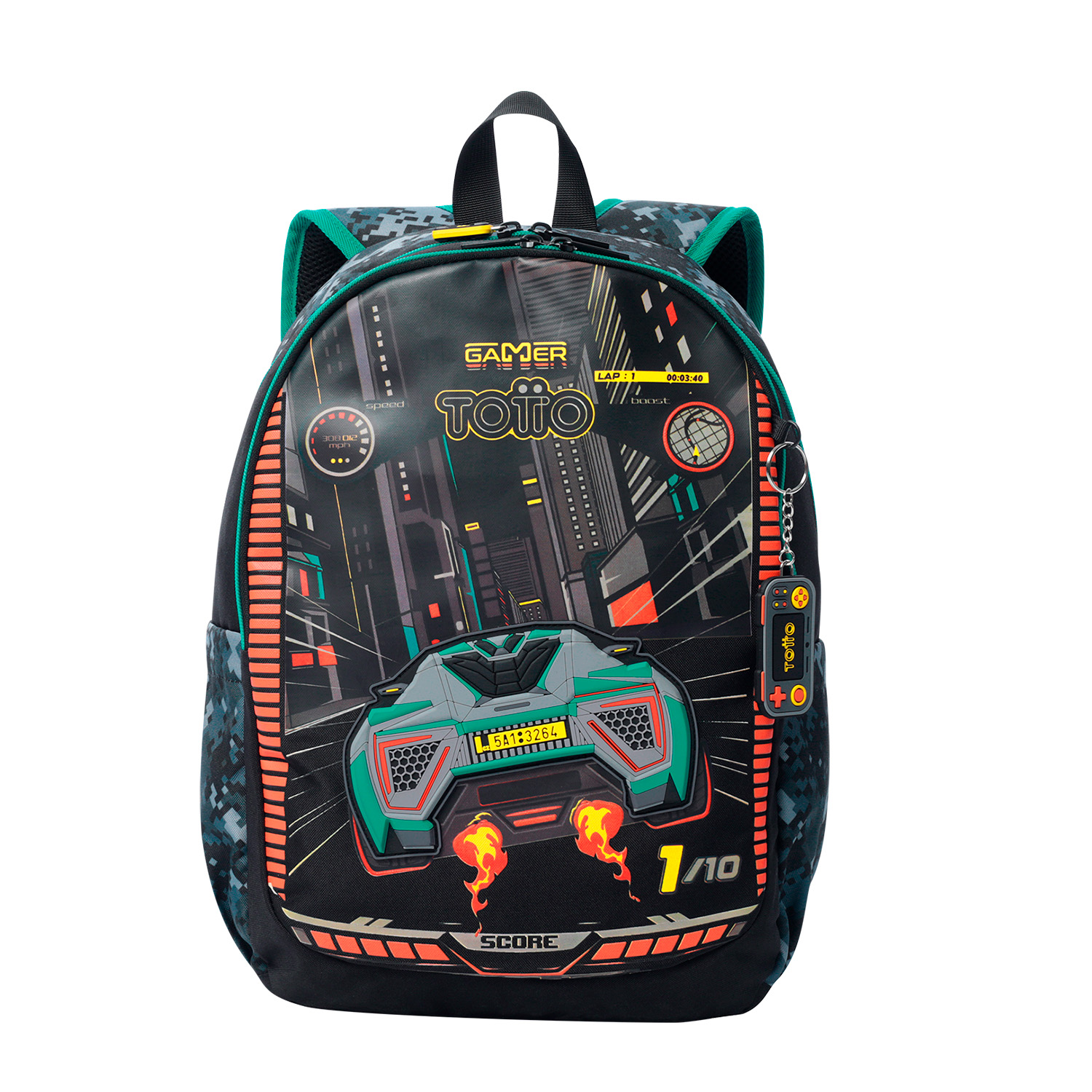 Totto Mochila infantil Best Game Material: Poliéster 29 x 40.5 x 14 cm
