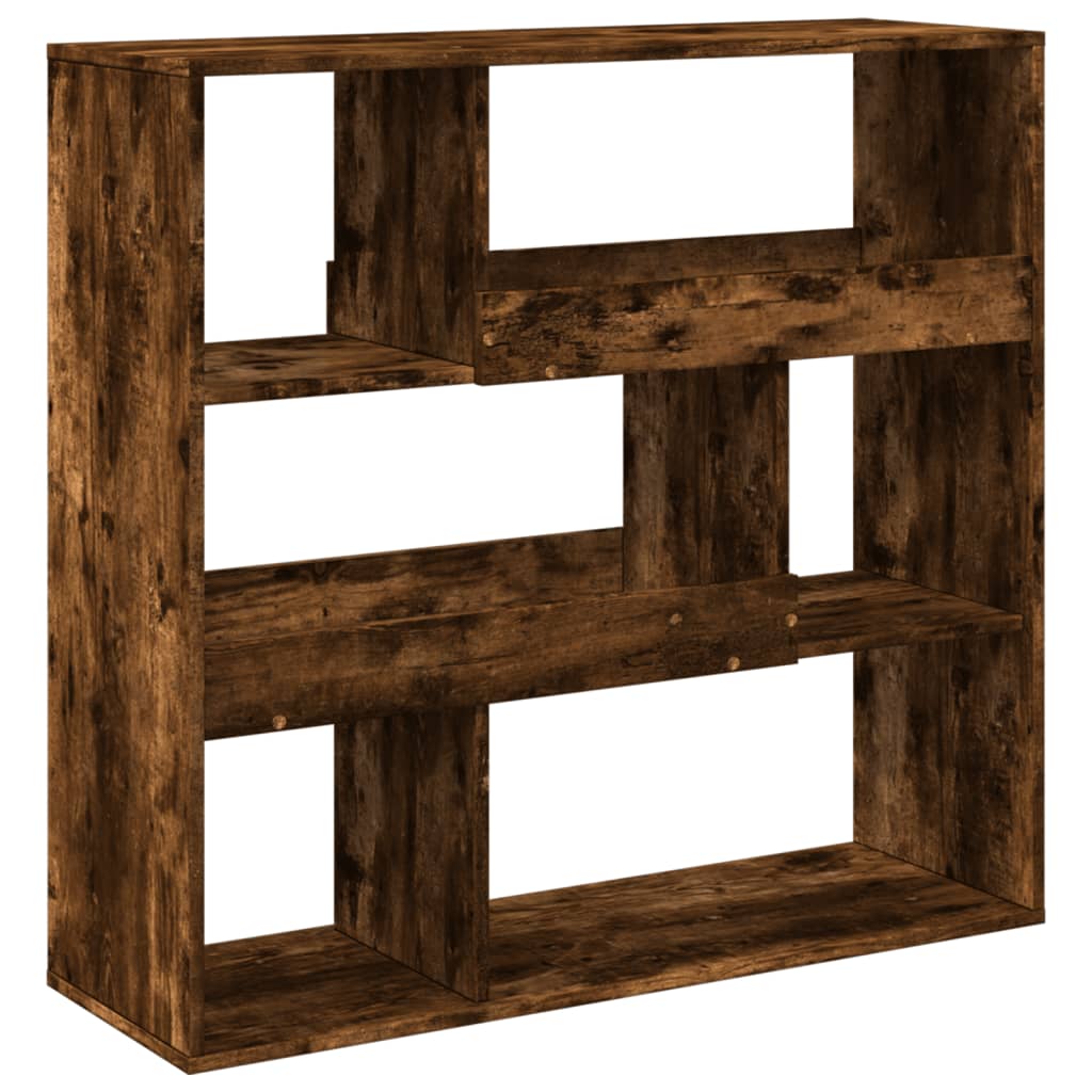 vidaXL Separador de ambientes madera roble ahumado 100x33x94,5 cm
