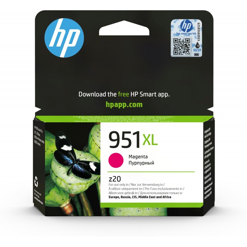 HP - Cartucho de tinta original 951XL de alta capacidad magenta CN047AE