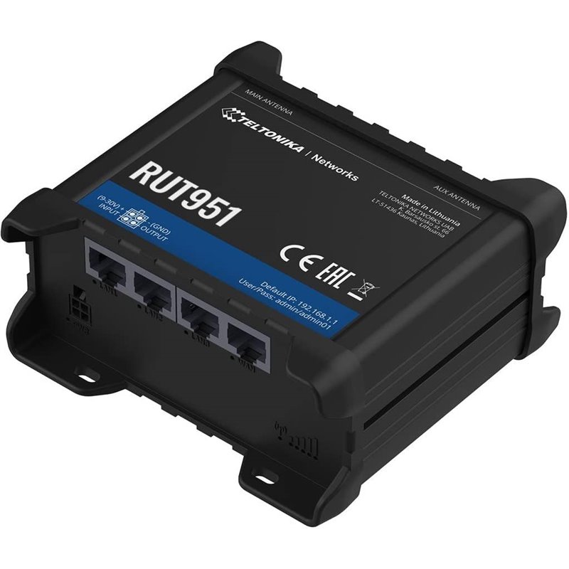 Enrutador Teltonika RUT951 LTE Cat 4