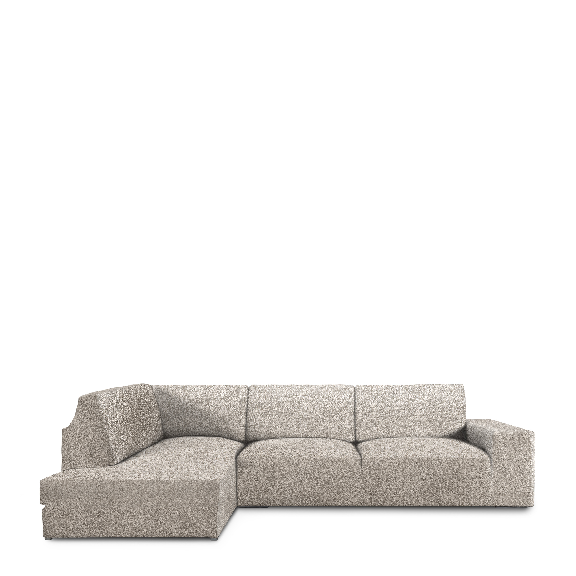 Fundas de sofa chaise longue con respaldo premium roc izquierda (Mirando de frente)c/0, Tamaño izquierda, 170x310x110cm, Fábricada en España