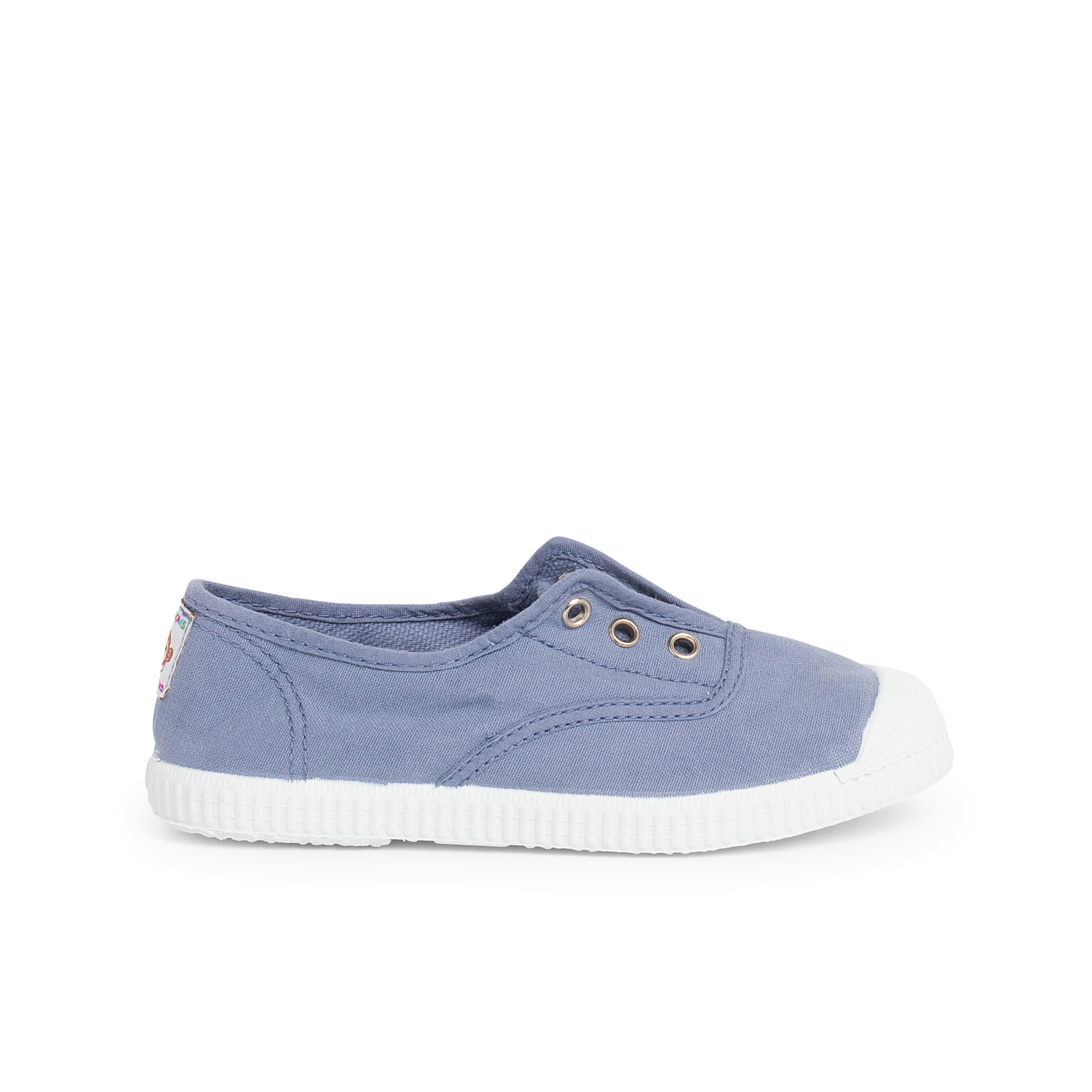 Pisamonas Zapatillas Lona Punta Goma Sin Cordones