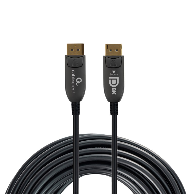 Gembird - CC-DP8K-AOC-20M cable DisplayPort Negro CC-DP8K-AOC-20M