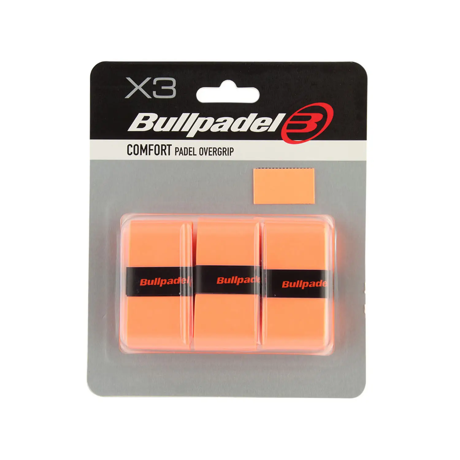 Overgrip Bullpadel 3 Unidades Gb-1200 Naranja