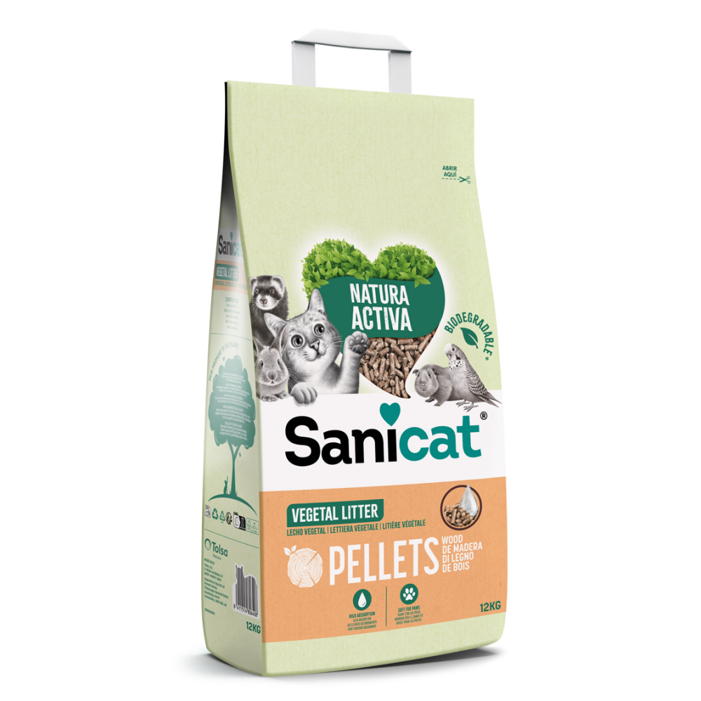 Sanicat Natura Activa Wood Pellet 6 Kg