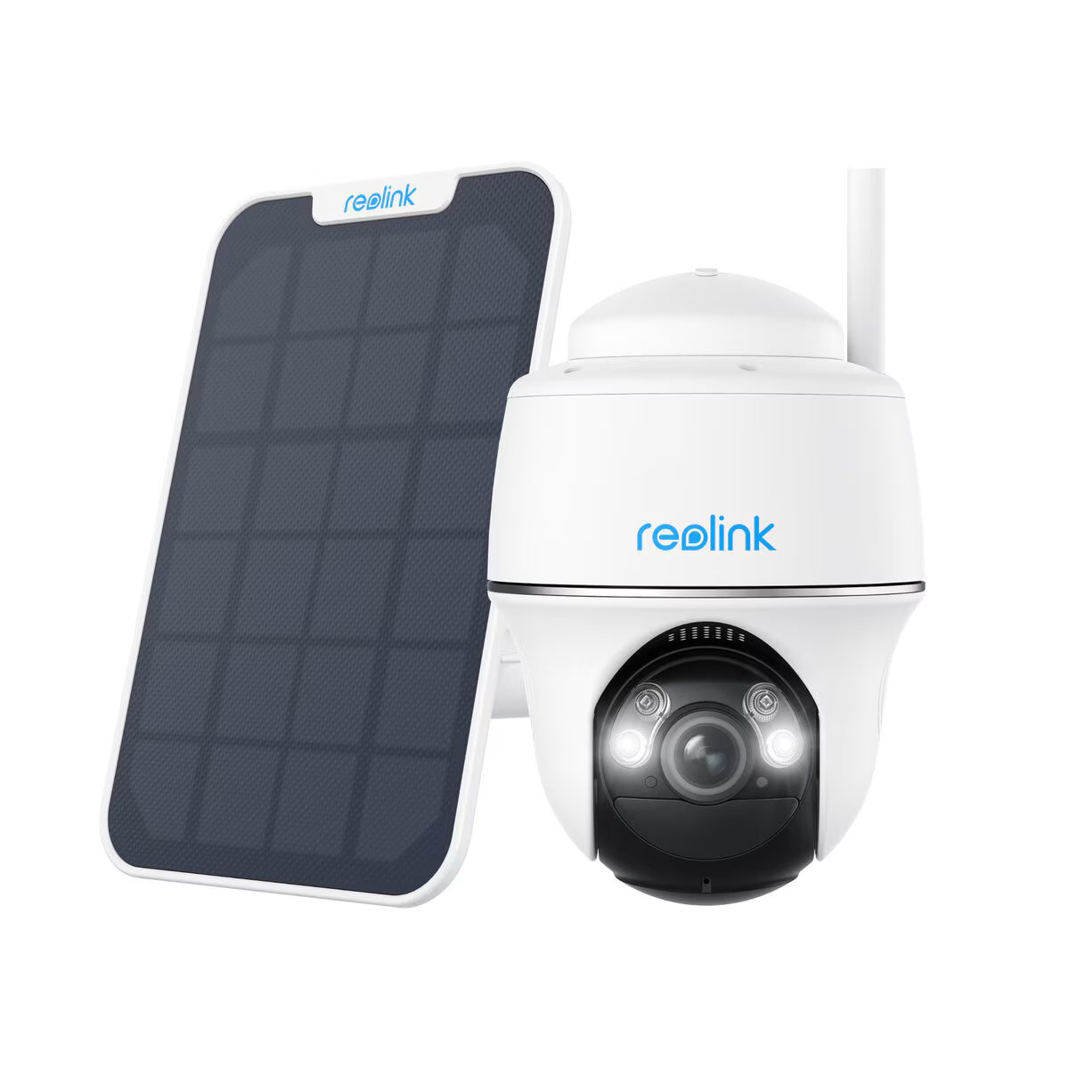 Reolink Argus B430 Cámara WiFi a Batería con Panel Solar 5MP – Detección PIR de Personas, Vehículos y Mascotas, Audio Bidireccional