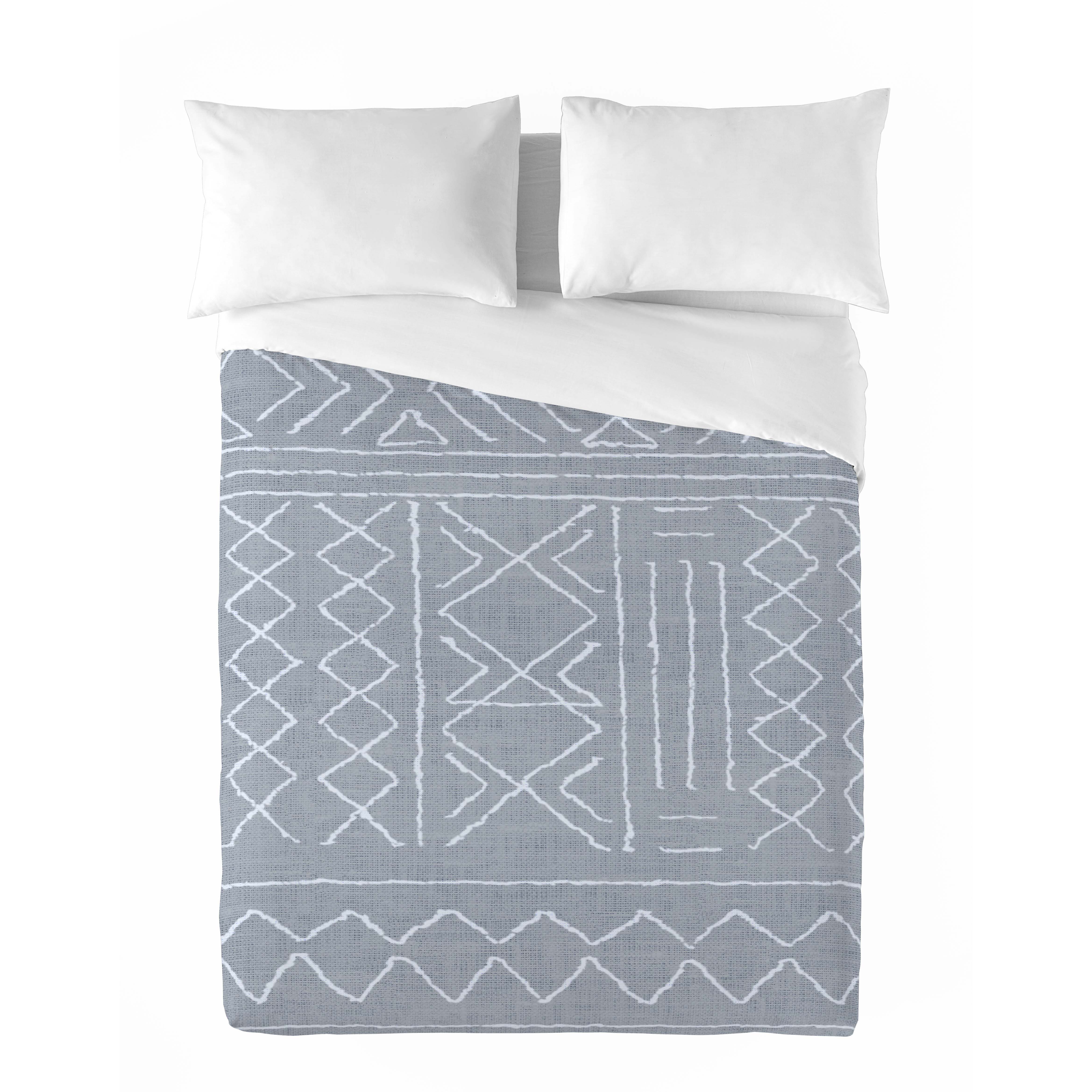 SANDAL - Funda Nórdica Estampada - Algodón Extrasuave - Incluye  1 o 2 Fundas de Almohada - 6 Modelos diferentes - Modelos Geometricos - Cama 90/135/150/180 cm