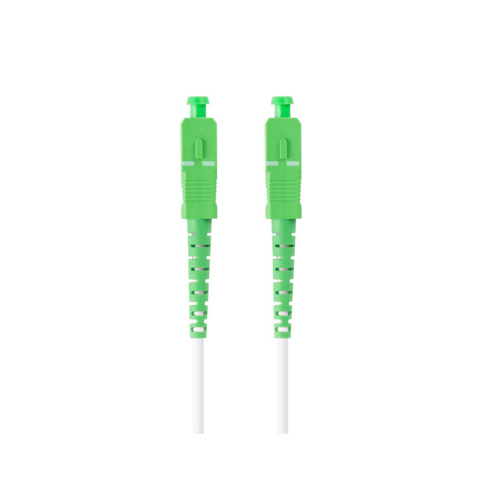 Latiguillo fibra 5m lanberg mono sc/apc-sc/apc simplex g657a2 lszh blanco