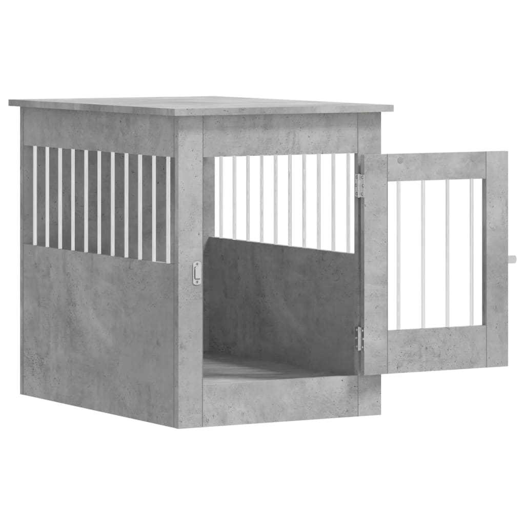 vidaXL Jaula para Perros Caseta Perrera Refugio Madera de Ingeniería Color Roble Sonoma,  Blanco,  Gris sonoma y mas
