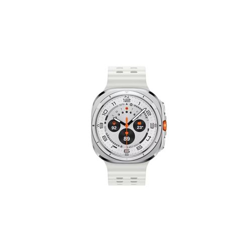 Samsung Galaxy Watch Ultra 3,81 cm (1.5") AMOLED 47 mm Digital 480 x 480 Pixeles Pantalla táctil 4G Titanio, Blanco Wifi GPS (satélite)
