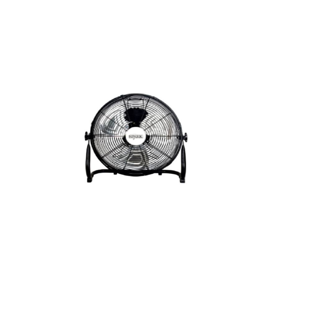 SPARK- VENTILADOR DE SUELO DE 18". POTENCIA 100W. VOLTIOS: 220-240, 35-60HZ. OPERACIÓN SILENCIOSA. 3 ASPAS DE ALUMINIO. ENERGÍA EFICIENTE.
